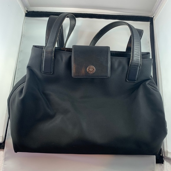 Coach Handbags - Authentic RARE Vintage COACH Nylon/Twill Black Handbag Satchel #7417